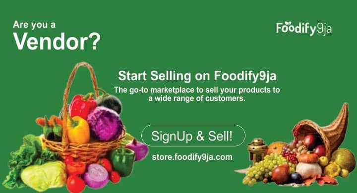 SignUp and Sell and Foodify9ja